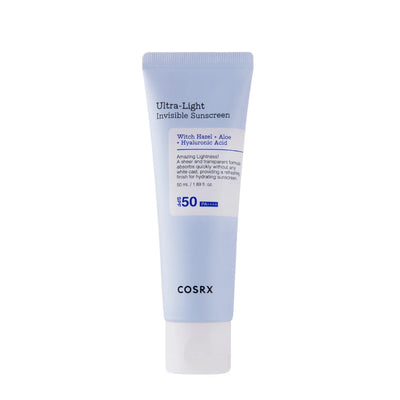 COSRX Ultra Light Invisible Sunscreen SPF50 PA++++ 50ml - Korean Daily Sunscreen Pakistan | Non-Greasy | Beauty Elixir