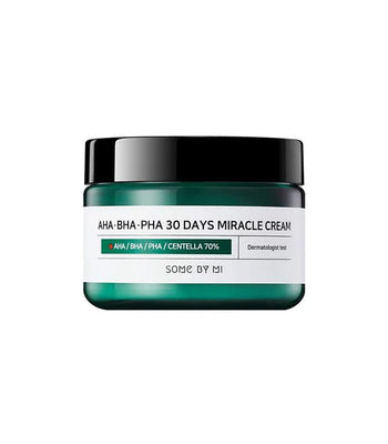 SOME BY MI AHA BHA PHA 30 Days Miracle Cream 50ml - Korean Exfoliating Moisturizer Pakistan | Pore Refining | Beauty Elixir