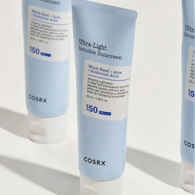 COSRX Ultra Light Invisible Sunscreen SPF50 PA++++ 50ml - Korean Daily Sunscreen Pakistan | Non-Greasy | Beauty Elixir